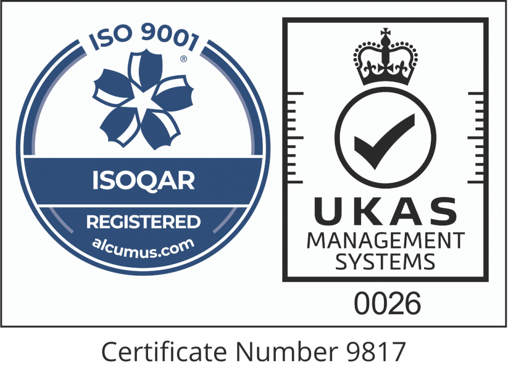 2021 logo Certificate Number 9817